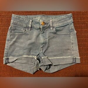 American Eagle Outfitters Women's Gray Jean Shorts